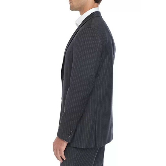 Tommy Hilfiger Stretch Classic Fit Suit Separate Coat Grey/Wht, 38 NWT. $425 - Picture 2 of 3